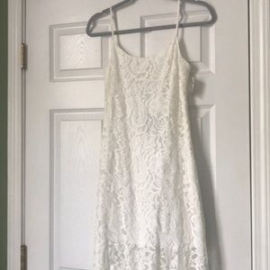 Juniors XS - White lace maxi